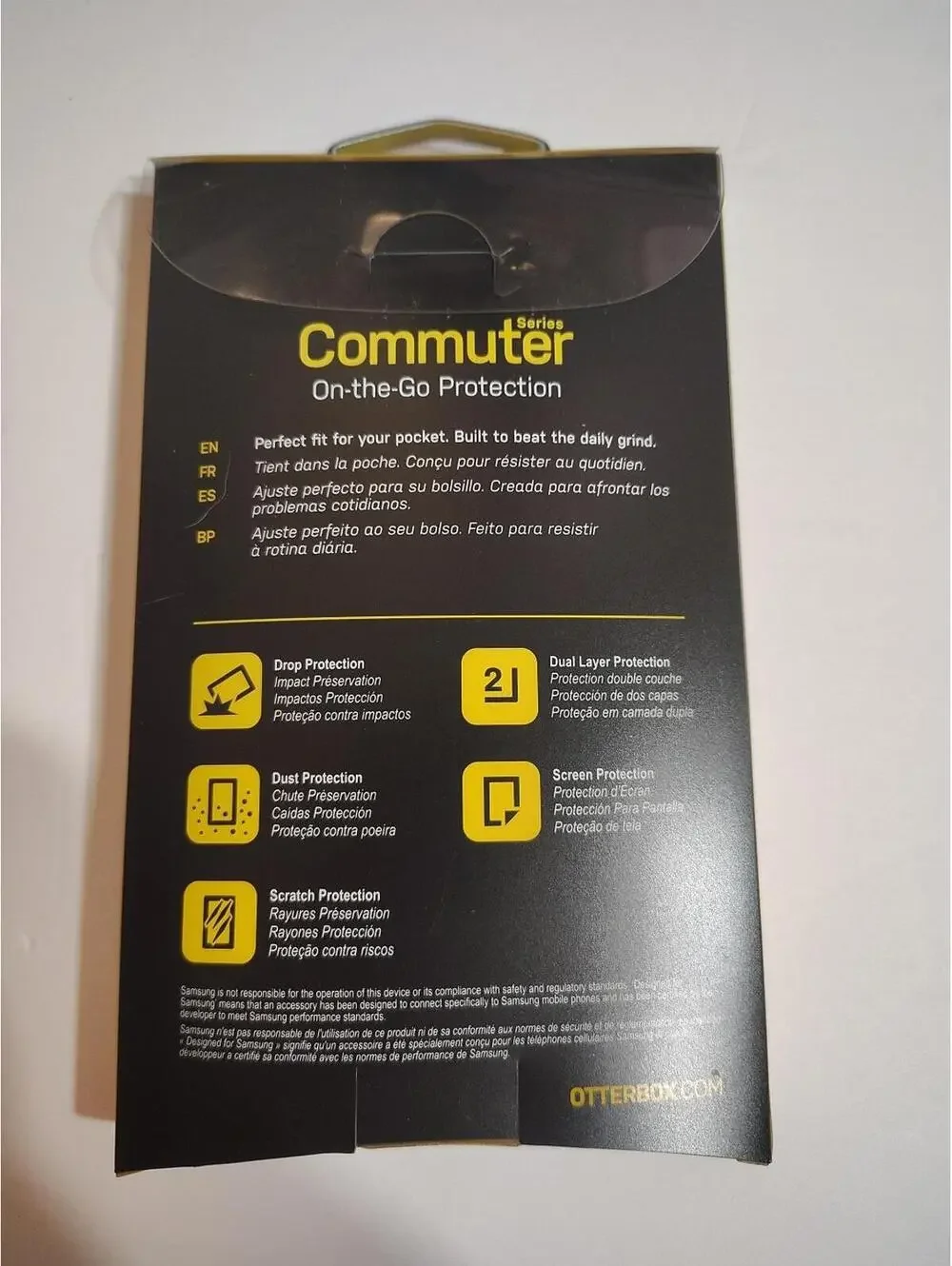 OtterBox Commuter Series Case Samsung Galaxy S7 Drop Protection Black New